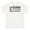 T-shirt La Réunion blanc - Là où mon histoire commence