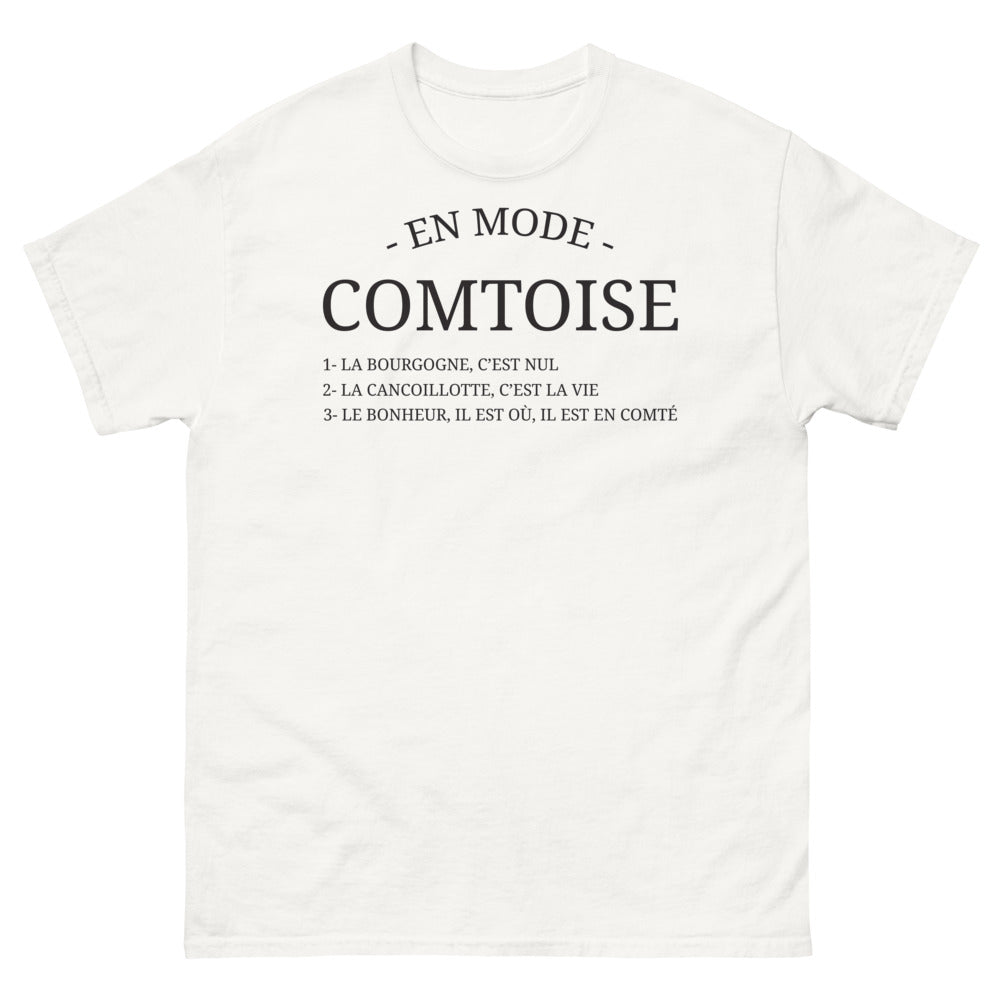 T-shirt Comtois blanc - La Cancoillotte c'est la Vie