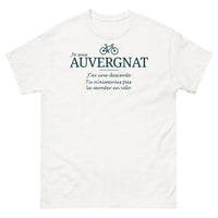 Thumbnail for T-shirt Auvergne blanc - Je suis Auvergnat, j'ai une descente