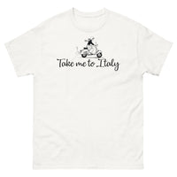 Thumbnail for T-shirt Italie blanc - Take Me to Italy, charme nostalgique
