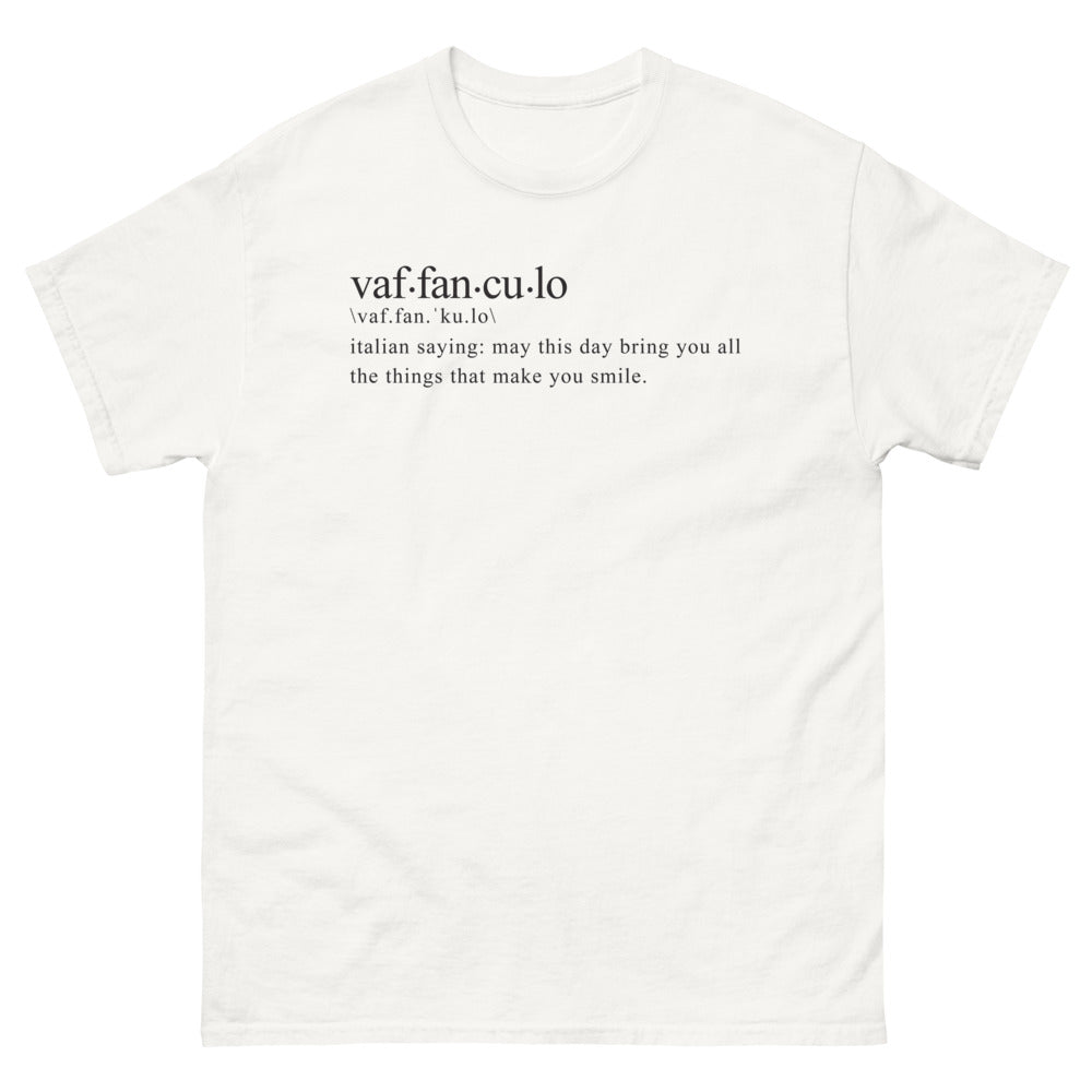 T-shirt Italie blanc - Vaf Fan Cu Lo pour sourire
