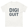 T-shirt Digi Guit blanc - design musical et technologique
