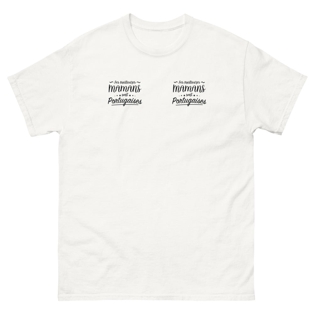 T-shirt Portugal blanc - Les meilleures mamans sont portugaises