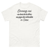 Thumbnail for T-shirt Corse blanc - Emmenez-moi au bout de la terre