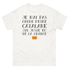 T-shirt Catalogne blanc - Je n'ai pas choisi d'être catalane