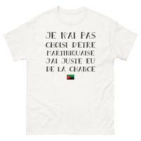 Thumbnail for T-shirt Martinique blanc - Je n'ai pas choisi d'être Martiniquaise