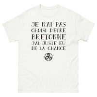 Thumbnail for T-shirt Bretagne blanc - Je n'ai pas choisi d'être Bretonne