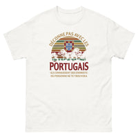 Thumbnail for T-shirt Portugal blanc - Ne déconne pas avec les Portugais !