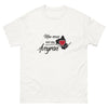T-shirt Aveyron blanc - Mon cœur est en Aveyron