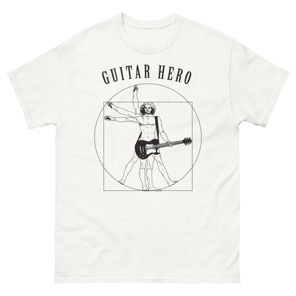 T-shirt Musique blanc - Passion pour la guitare