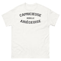 Thumbnail for T-shirt Ariège blanc - Capricieuse Rebelle au design clair