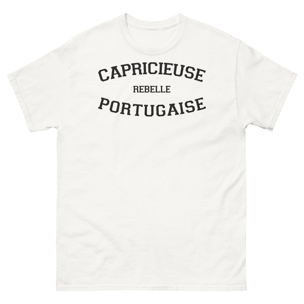 T-shirt Portugal blanc - Esprit rebelle et farouche