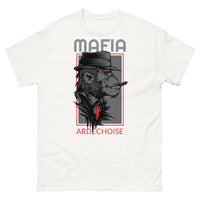 Thumbnail for T-shirt Ardèche blanc - Mafia familiale avec humour