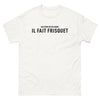 T-shirt Pays Basque blanc - Miladiou, il fait frisquet