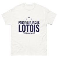 Thumbnail for T-shirt Lot blanc - Parce que je suis Lotois, voilà pourquoi