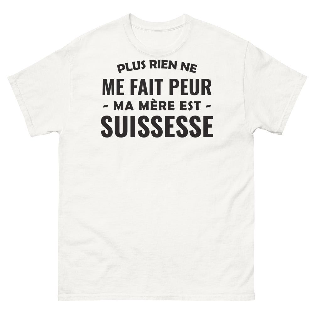 T-shirt Suisse blanc - Plus rien ne me fait peur