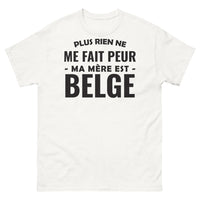 Thumbnail for T-shirt Belgique blanc - Plus rien ne me fait peur