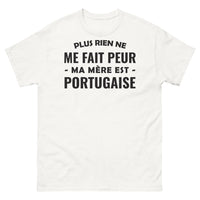 Thumbnail for T-shirt Portugal blanc - Plus rien ne me fait peur, ma mère est portugaise