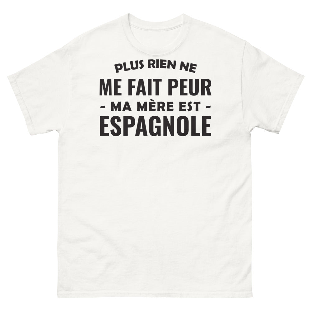 T-shirt Espagne blanc - Plus rien ne me fait peur