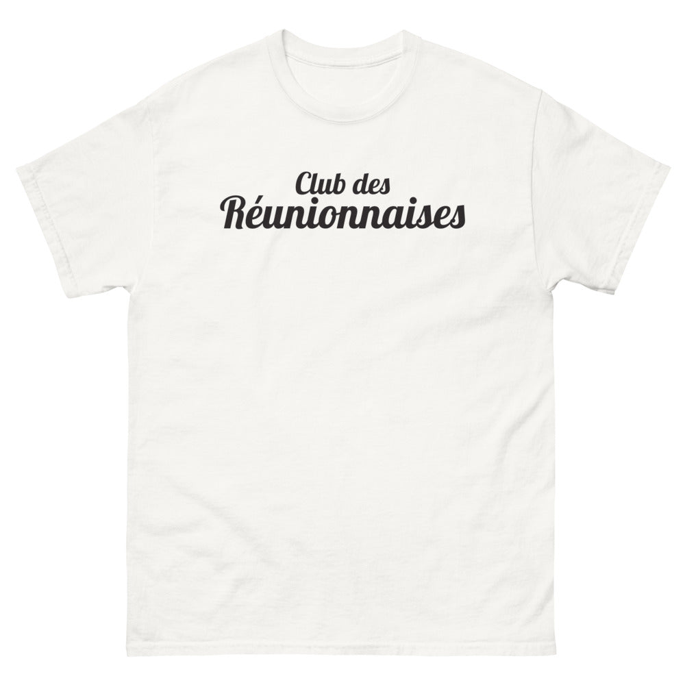 T-shirt Réunion blanc - Club des Réunionnaises