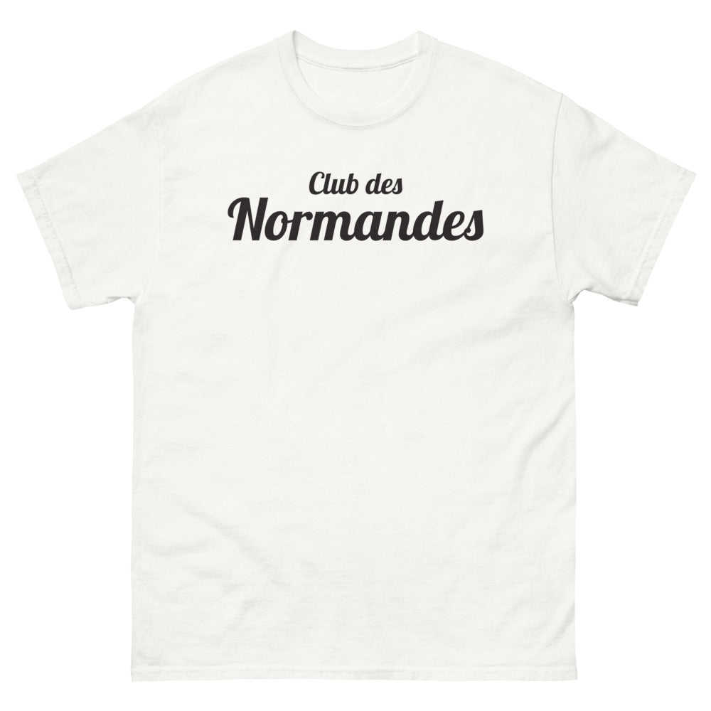 T-shirt Normandie blanc - Club des Normandes humoristique