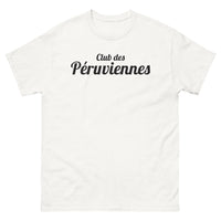 Thumbnail for T-shirt Péruvien blanc - Fierté et humour des racines