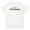 T-shirt Péruvien blanc - Fierté et humour des racines