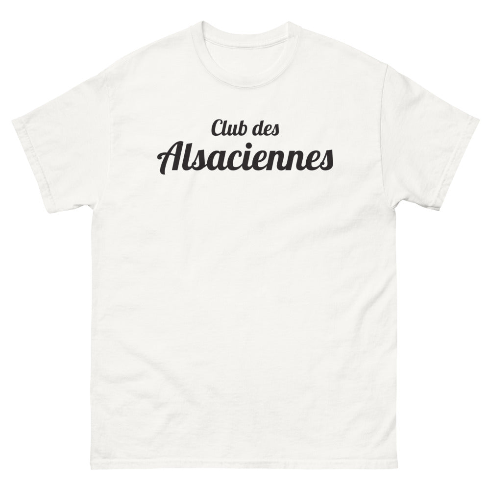 T-shirt Alsace blanc - Rejoignez le Club des Alsaciennes