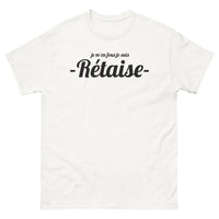 Thumbnail for T-shirt Île de Ré blanc - Je m'en fous, je suis Rétaise