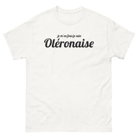 Thumbnail for T-shirt Oléron blanc - Je m'en fous, je suis Oléronais(e)
