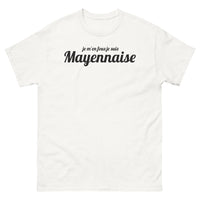 Thumbnail for T-shirt Mayenne blanc - Je m'en fous, je suis mayennais