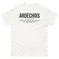 Thumbnail for T-shirt Ardéchois blanc - Fier et magique