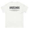 T-shirt Ardéchois blanc - Fier et magique