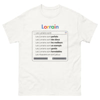 Thumbnail for T-shirt Lorraine blanc - Les Lorrains sont parfaits