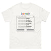T-shirt Lorraine blanc - Les Lorrains sont parfaits