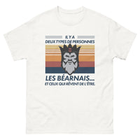 Thumbnail for T-shirt Béarnais blanc - Il y a deux types de personnes