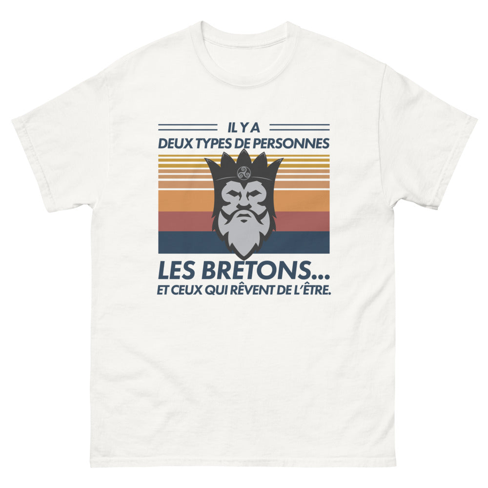 T-shirt Bretagne blanc - Les Bretons et ceux qui rêvent de l'être