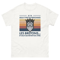 Thumbnail for T-shirt Bretagne blanc - Les Bretons et ceux qui rêvent de l'être