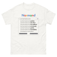 Thumbnail for T-shirt Normandie blanc - Ode humoristique aux NormANDS
