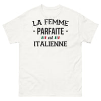 Thumbnail for T-shirt Italie blanc - Femme parfaite italienne
