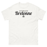 Thumbnail for T-shirt Bretagne blanc - Je m'en fous, je suis Breton(ne)