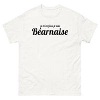 Thumbnail for T-shirt Béarn blanc - Je m'en fous, je suis Béarnaise