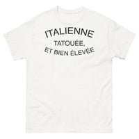 Thumbnail for T-shirt Italie blanc - Italienne, Tatouée et Bien Élevée