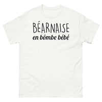 Thumbnail for T-shirt Béarn blanc - Béarnaise-en-bombe pour bébé