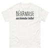 T-shirt Béarn blanc - Béarnaise-en-bombe pour bébé