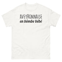 Thumbnail for T-shirt Aveyron blanc - Aveyronnaise en Bombe