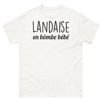 Thumbnail for T-shirt Landes blanc - Landaise en Bombe