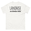 T-shirt Landes blanc - Landaise en Bombe