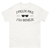 Thumbnail for T-shirt Bénézé blanc - Je peux pas, j'suis Bénézé