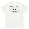 T-shirt Bénézé blanc - Je peux pas, j'suis Bénézé